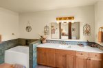 Pine Casita has a queen bed and private bathroom
